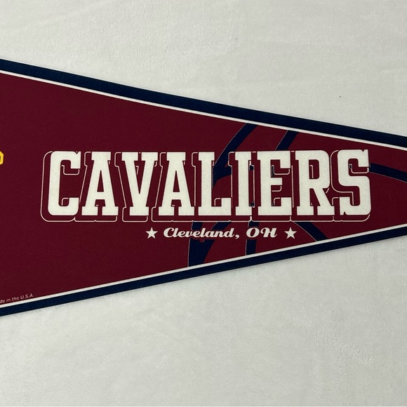 Cleveland Cavs Cavaliers NBA Basketball WinCraft Classic Felt Pennant BannerFlag - Picture 3 of 6
